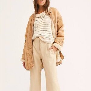 Free People Ivy Sherpa Lined Jacket